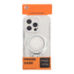 Skal Magsafe till iPhone 16 Pro - Transparent vit med ringstativ
