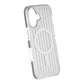 Mobilskal Korrugerad Magsafe för iPhone 17 - Silver