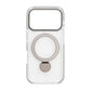 Skal Magsafe till iPhone 17 Pro - Transparent grå med ringstativ