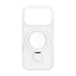 Skal Magsafe till iPhone 17 Pro - Transparent vit med ringstativ