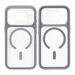 Skal för iPhone 17 Pro Max - MagSafe & Kameraskydd - Grå
