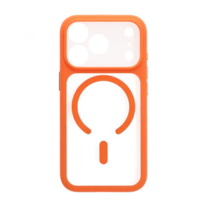 Skal för iPhone 17 Pro Max - MagSafe & Kameraskydd - Orange