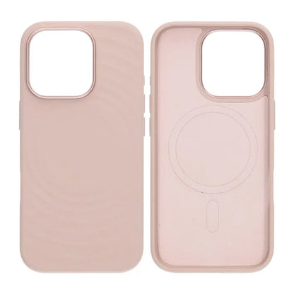 Mobilskal Silikon för iPhone 16 Pro - Rosa med Kameraskydd