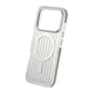 Mobilskal Korrugerad Magsafe för iPhone 17 Pro - Silver
