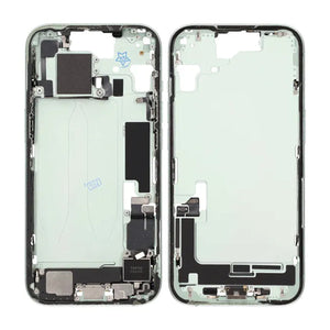 Mittenram med smådelar för iPhone 15 - Grön OEM