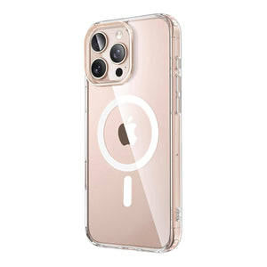 1.5MM Inner Anti-drop TPU+PC Magnetic Clear Case for iPhone 16 Pro