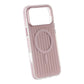 Mobilskal Korrugerad Magsafe för iPhone 17 Pro Max - Rosa