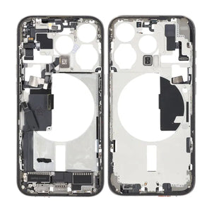 Mittenram med smådelar för iPhone 15 Pro - Naturlig Titan OEM