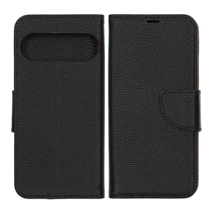 Plånboksfodral med Stativ för Google Pixel 10 Pro - Svart/Brun
