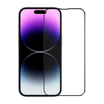 iPhone 14 Pro High aluminum screen printing full screen tempered film(Bulk)