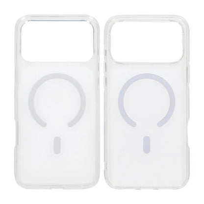 Mobilskal TPU med Magsafe för iPhone 17 Pro Max - Vit/Transparent