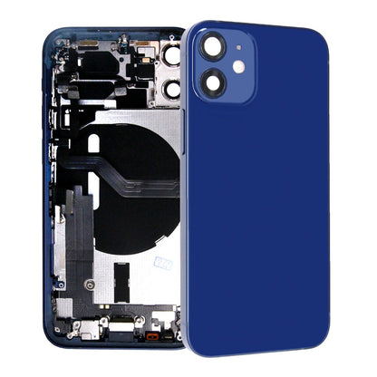 iPhone 12 Mini Baksida med Komplett Ram - Blå