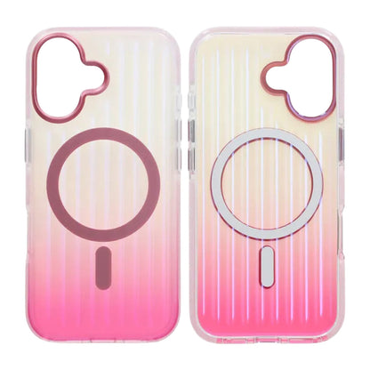 Mobilskal Korrugerad MagSafe för iPhone 17 - Rosa