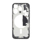 iPhone 15 Pro Back Cover Middle Frame Original Black With Small Parts