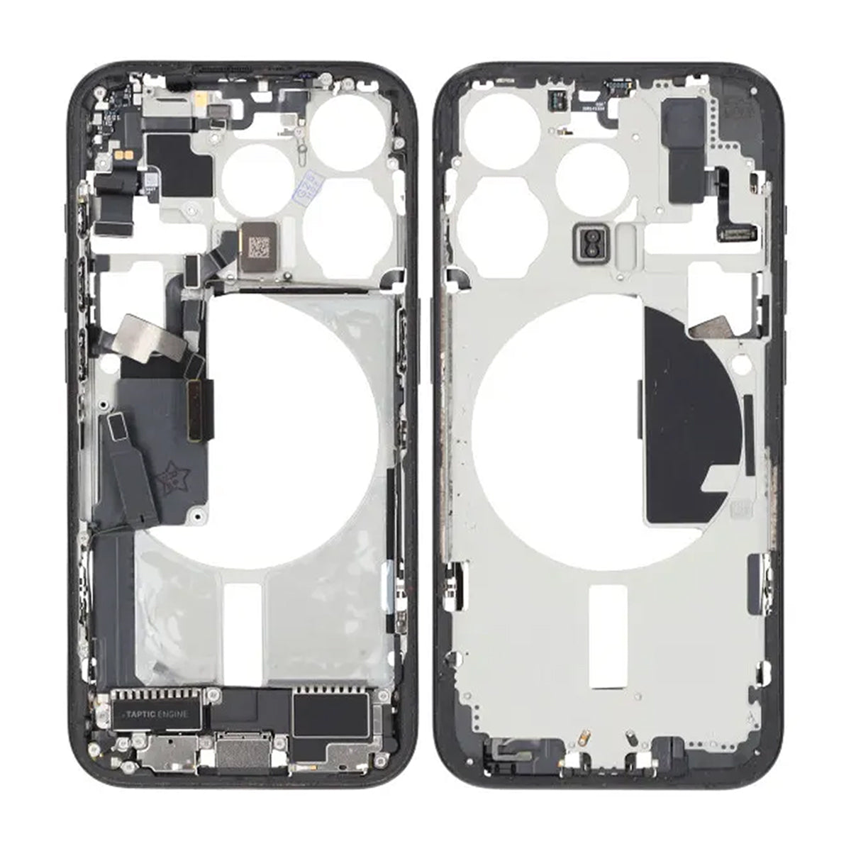 iPhone 15 Pro Back Cover Middle Frame Original Black With Small Parts