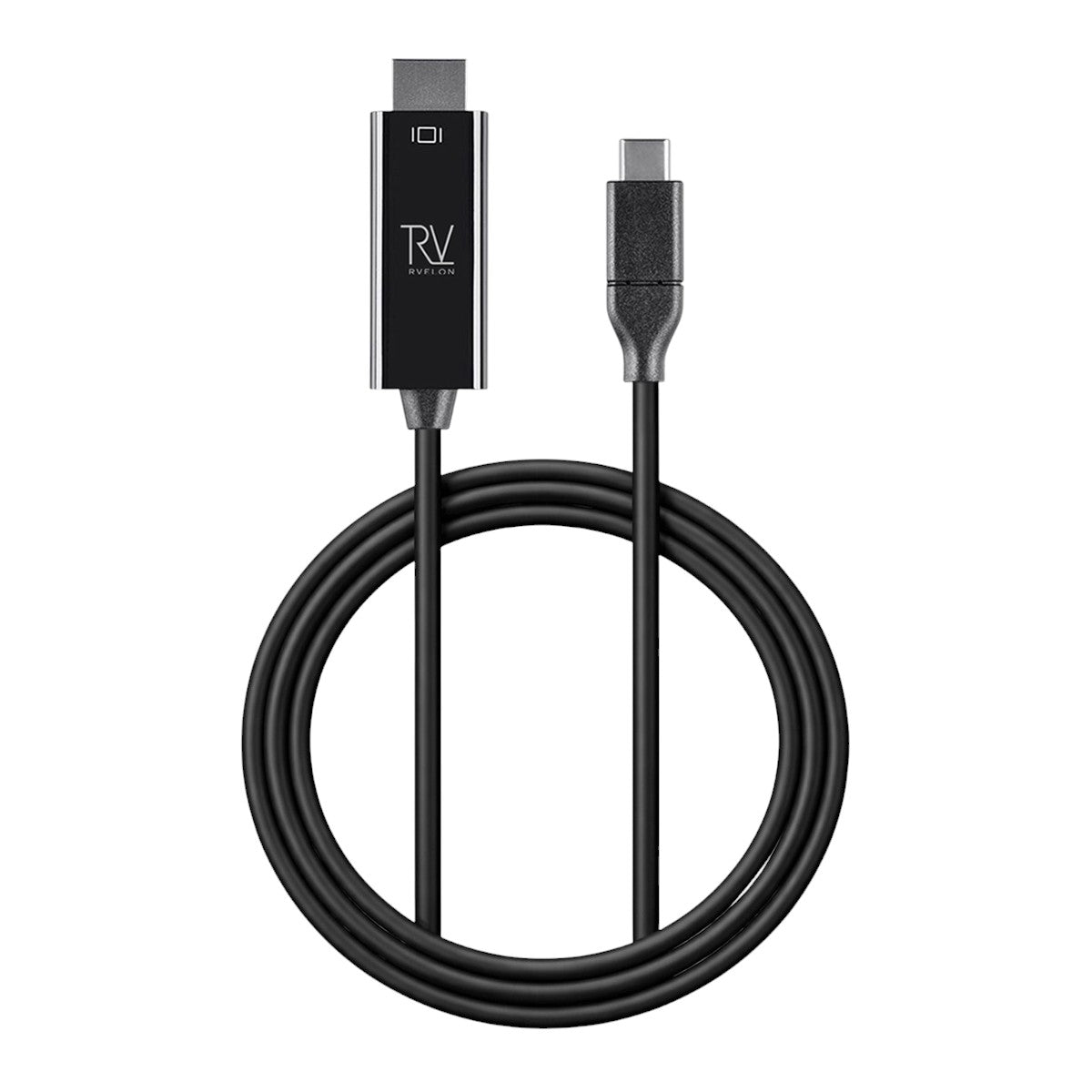 Rvelon USB-C till HDMI 1.4-kabel 4K - 1 meter med chipset