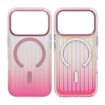 Mobilskal Korrugerad MagSafe för iPhone 17 Pro - Rosa