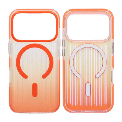 Mobilskal Korrugerad MagSafe för iPhone 17 Pro - Orange