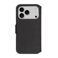 RV Genuine leather Wallet Case iPhone 17 Pro Max Black