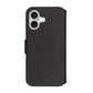 RV Genuine leather Wallet Case iPhone 17 Black