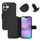 RV Genuine leather Wallet Case iPhone 17 Black