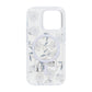 Skal Magsafe till iPhone 15 Pro - Transparent blommor och kvistar