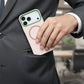 Mobilskal Silikon med Kamera Metallram för iPhone 17 Pro Max - Rosa