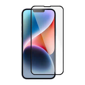 Rvelon Skärmskydd iPhone 13 Pro Max/14 Plus Härdat Glas 2.5D - Svart Bulk