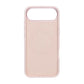 Mobilskal Silikon med Kamera Metallram för iPhone Air - Rosa