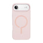 Mobilskal Silikon med Kamera Metallram för iPhone Air - Rosa