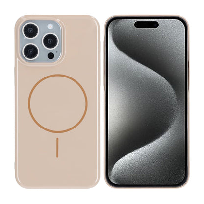 iPhone 15 Pro Max Skal MagSafe, Blankt Enfärgat - Guld