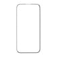 Rvelon Skärmskydd iPhone 14 Pro Max Härdat Glas 2.5D - Svart Bulk