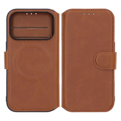 RV Wallet Case iPhone 17 Pro Brown