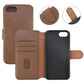 RV Leather Wallet Case - iPhone 7/8/SE 2020 - Brown