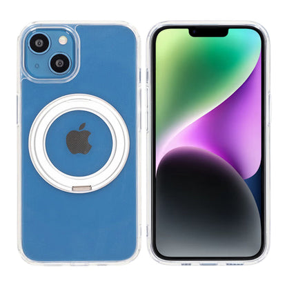 Matte case 360 rotating bracket Mobile Phone Case For iPhone 13/14 transparent