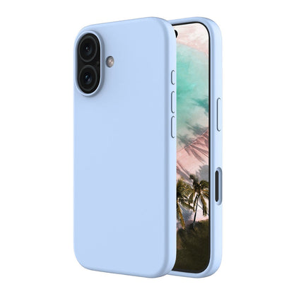 iPhone 16 Case - Silicone With Magsafe Rvelon Sky Blue