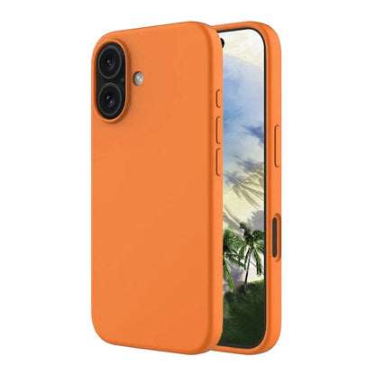iPhone 16 Case - Silicone With Magsafe Rvelon Cosmic Orange