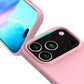 iPhone 17 Pro Case - Silicone With Magsafe Rvelon Powder Pink