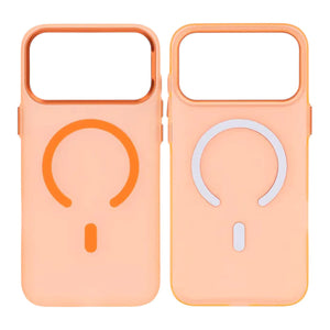 Mobilskal med kameraskydd iPhone för 17 Pro Max - Frostat Orange