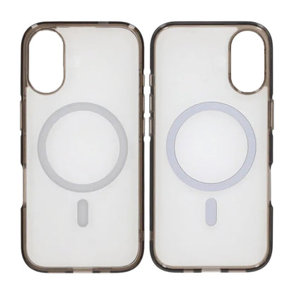 Mobilskal TPU Magsafe för iPhone 17 - Svart Transparent