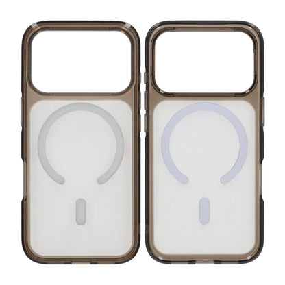 Mobilskal TPU Magsafe för iPhone 17 Pro Max - Svart Transparent