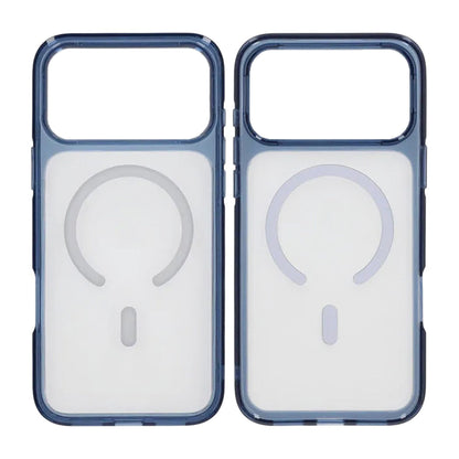 Mobilskal TPU Magsafe för iPhone 17 Pro Max - Blå Transparent