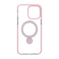 Pindun 360°Rotating Stand Magnetic Case For iPhone 15 Pro Max Pink