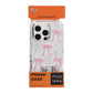 Mobilskal Magsafe till iPhone 16 Pro - Transparent med rosett