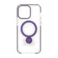 Pindun 360°Rotating Stand Magnetic Case For iPhone 14 Pro Max Purple