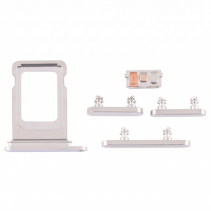 iPhone 12 Pro Sim Card Holder + Side buttons - White
