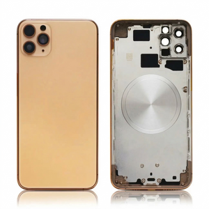 iPhone 11 Pro Max Back Housing without logo High Quality Gold