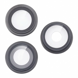 iPhone 16 Pro Max Camera lens cover, 3-pack - Black
