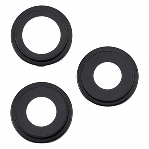 iPhone 16 Pro Max Camera lens cover, 3-pack - Black