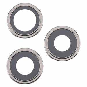 iPhone 16 Pro Max Camera lens cover, 3-pack - Titanium